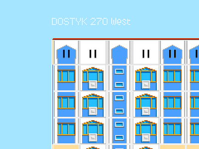 Dostyk 270 West illustration pixel
