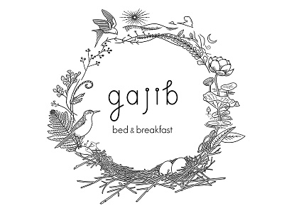 Gajib illustration logo