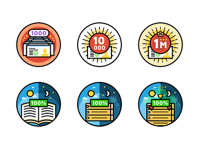 Achievement Badges achievement badge badges challenge gamification unlock