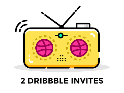 2 Dribbble Invites dribbble invitation invites player
