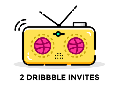 2 Dribbble Invites