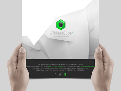 Message template affiliate background design gray message network polygonal template