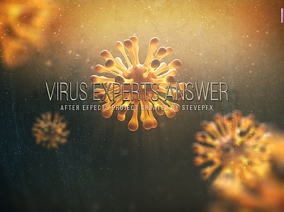 Virus COVID-19 after effect cinematic covid 19 logo motion design motiongraphics movie opening titles template titles virus visual design