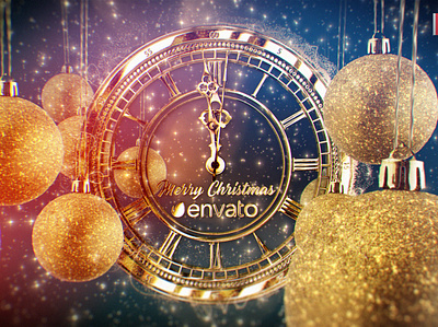 Gold New Year Countdown After Effects Template after effect countdown motion design motiongraphics new year opener titles