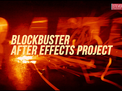 Blockbuster Trailer after effect cinematic logo motion design motiongraphics movie opener opening titles template titles