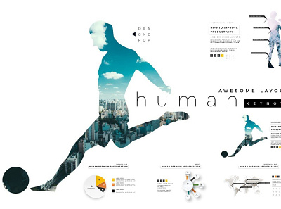 HUMAN Premium Keynote Template 3d animation app art branding design flat graphic design icon illustration illustrator logo minimal motion graphics typography ui ux vector web website
