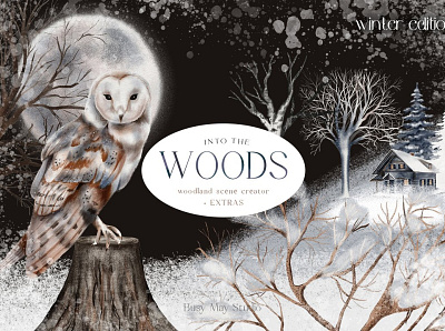 Huge Winter Woodland Scene Creator 3d animation app branding design graphic design icon illustration logo motion graphics ui