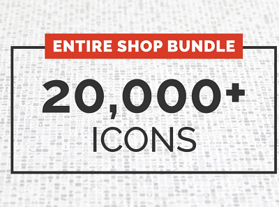 ENTIRE SHOP BUNDLE - 20,000+ icons 3d animation app branding design graphic design icon illustration logo motion graphics ui