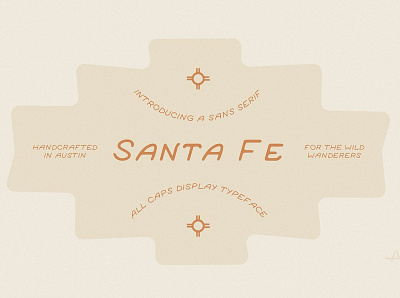 Santa Fe Display Font 3d animation branding desert design display font font graphic design hand lettered font icon illustration logo motion graphics santa fe ui ux vector western western font