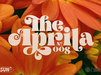 Aprila Font Family 3d animation branding colorful colorful fonts design display font family graphic design hippies icon illustration logo motion graphics serif swashes tropical vector vintage vintage fonts