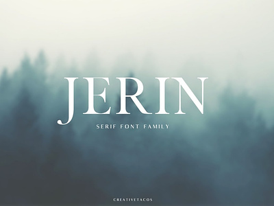 Jerin Serif Font Famiy