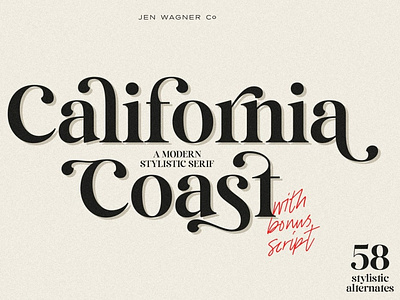 California Coast | Modern Serif