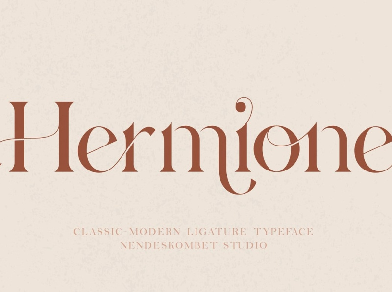 Hermione Classic-Modern Typeface by Bro ther on Dribbble