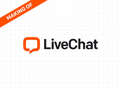 Making of: New LiveChat Logo brand brand identity branding design logo logo animation logo design logo designer logo motion minimal motion design startup vector