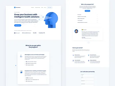 Infermedica Partner Program animation clean design health healthcare illustration minimal motion partner partnership planets program startup tech web webdesign