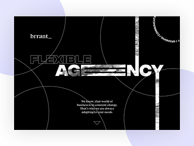 ⚡️ FOR FUN - design agency website ⚡️ agency artsy design for fun hero hipster image integral sans serif serif typo typography