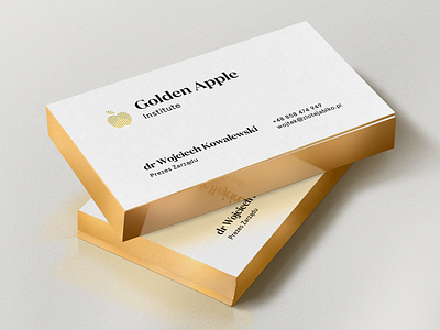 ✌️ Golden Apple - business cards ✌️