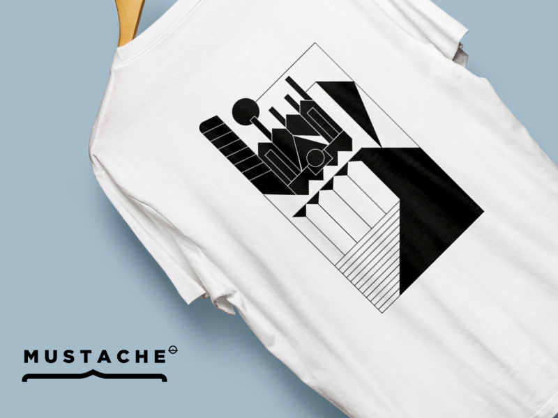 Wroclaw T-shirt for Mustache wrocław illustration t-shirt