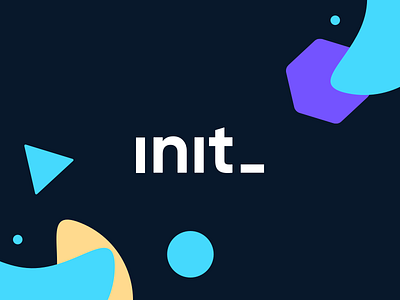 New work: Logo concept for Init design logo minimal startup