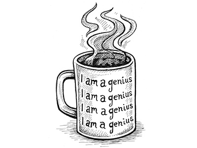 "Have a Nice Cup of Tea..." (Shaun of the Dead) - Daily Line Art coffee cornetto trilogy edgar wright food genius horror illustration mug shaun of the dead simon pegg tea