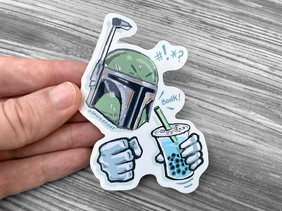 Sticker-A-Day May the 4th edition! - Boba vs Boba