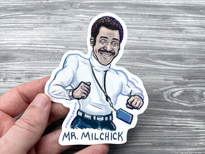 Sticker-A-Day May #10 - Mr. Michick (Severance)