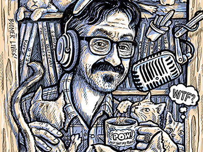 Marc Maron Standup WTF Podcast Gig Poster