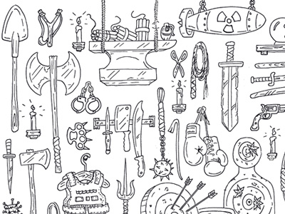 "The Armory" Adult Coloring Page