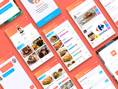 Food lover social ios app food food and drink food app food service food shop ios app ios app design meal restaurant app