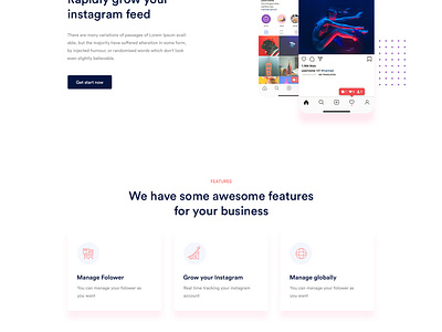 Saas landing by Uttom Sen on Dribbble