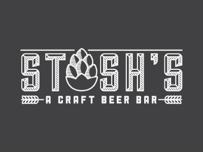Stosh's Branding beer branding hops