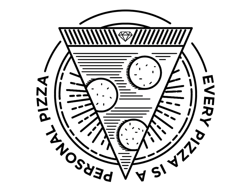 PIZZA!! sticker pizza