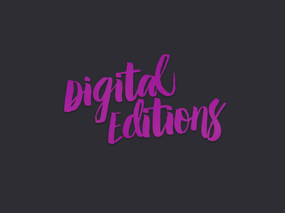 Digital Editions Logotype