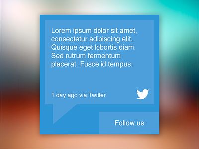 Twitter Box blue clean dribbble bg flat follow icon latin simple social speech square twitter