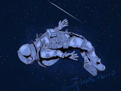 Lone astronaut falling stars trance trap