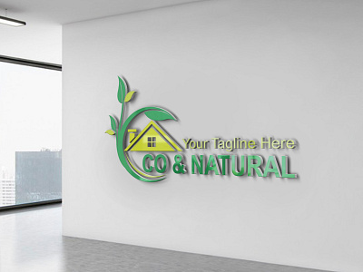 Eco & nature house logo design