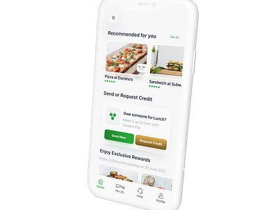 Food ordering app design icon ui ux