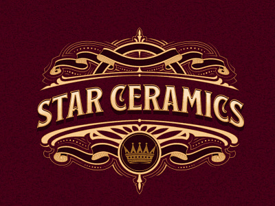 star ceramics logo animation branding design flat graphic design icon illustration logo vector