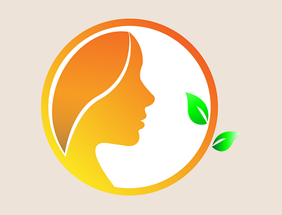 Logo Girl Face One Side branding design graphic design icon illustration logo vector