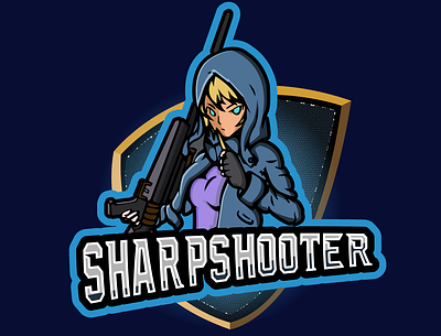 Logo E-Sport Snipper branding design graphic design icon illustration logo vector