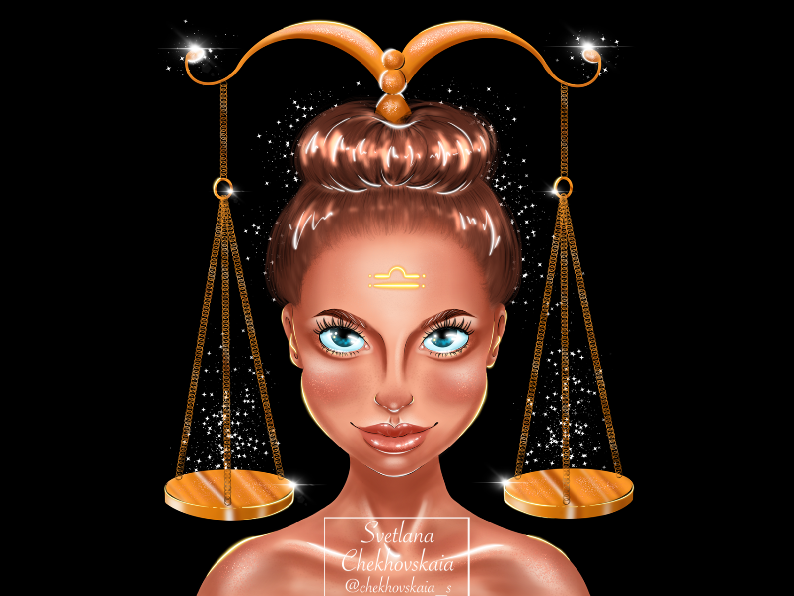 Libra from the series of illustrations 