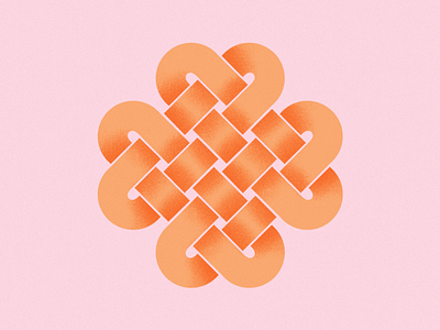 Vectober 04: Knot celtic day four gradient illustration inktober inktober 2021 knot noise vectober vectober 2021