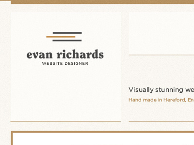 My new website is comin' homepage personal portfolio