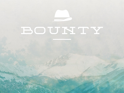 Bounty blue green mountain wallpaper white
