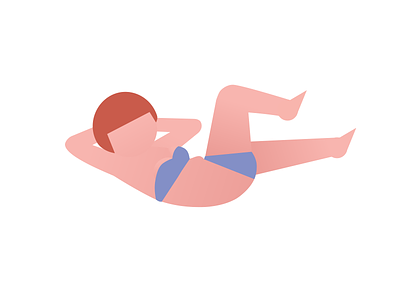 Core Joy exercise icon illustration