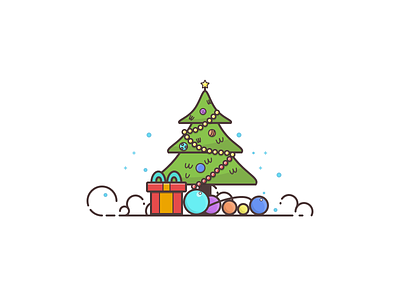 Merry Christmas！ colorhunt sketch