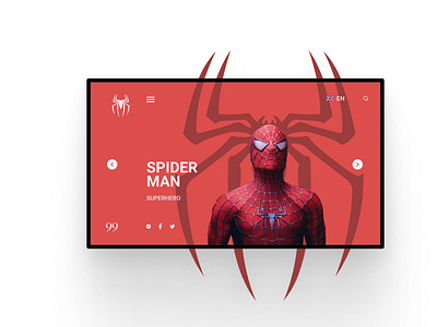 SPIDERMAN LANDING PAGE