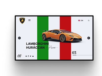 LAMBORGHINI LANDING PAGE colours design figma graphic design illustration landingpage photoshop product ui ux web xd