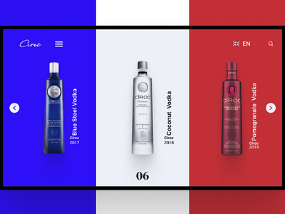 CIROC VODKA LANDING PAGE