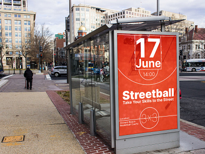 Banner | Streetball adobe advertizing banner basketball design figma flyer photoshop streetball